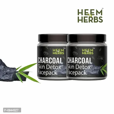 HEEM and HERBS Charcoal Skin Detox Facepack Pack of 2-thumb0