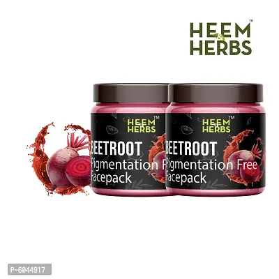 HEEM and HERBS Beetroot Pigmentation Free Facepack Pack of 2