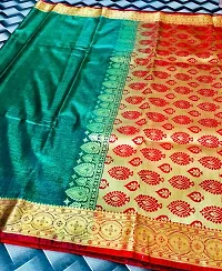 Classic Jacquard Saree with Blouse piece-thumb1