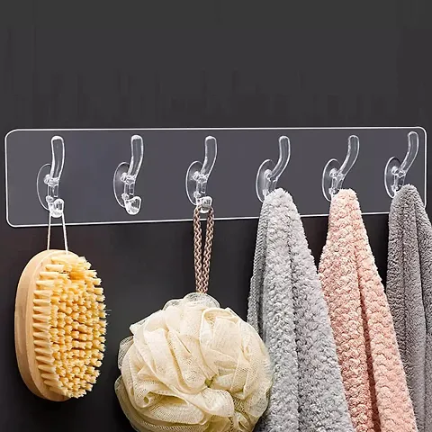Jialto Adhesive Hooks Kitchen Wall Hooks-Heavy Duty, Nail Free Sticky Hangers with Stainless Hooks Reusable Utility Towel Bath Ceiling Hooks