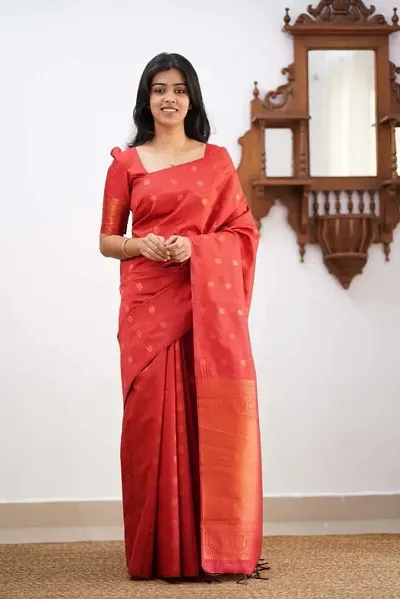 Designer Art Silk Saree With Blouse Piece For Women