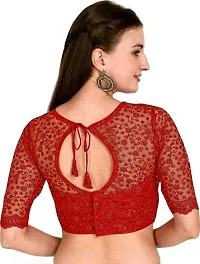 Stylish Fancy Designer Soft Silk Stitched Blouses For Women-thumb1