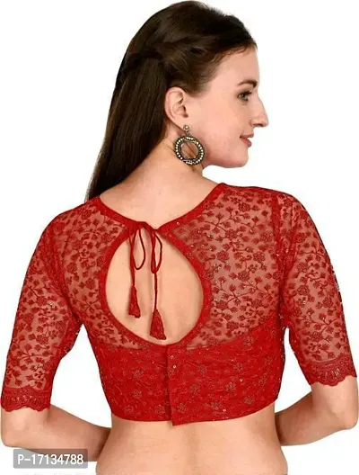 Stylish Fancy Designer Soft Silk Stitched Blouses For Women-thumb2