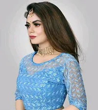 Stylish Fancy Designer Net Stitched Blouses For Women-thumb1