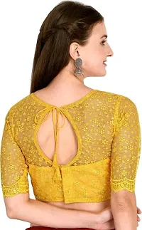 Stylish Fancy Designer Soft Silk Stitched Blouses For Women-thumb1