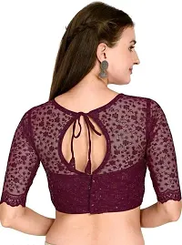 Stylish Fancy Designer Soft Silk Stitched Blouses For Women-thumb1