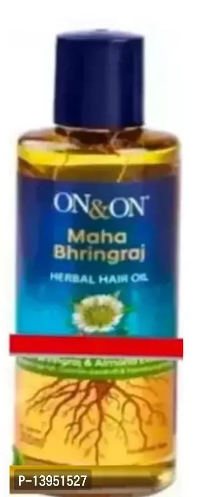 on/on maha bhringraj herbal hair oil pack of 1-thumb0