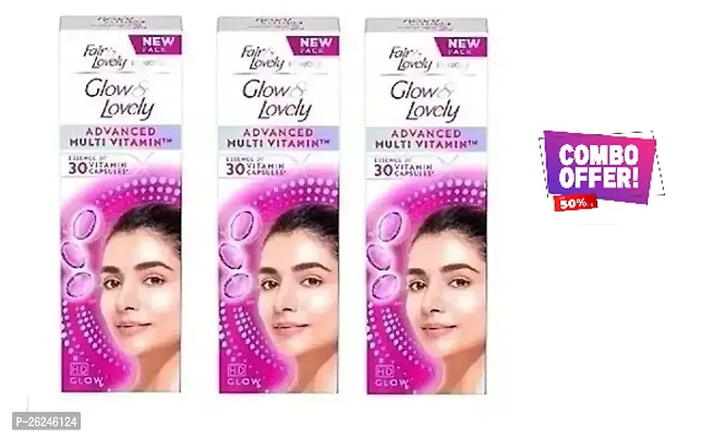 Glow  Lovely Advanced Multi Vitamin Face Cream 25gm pack of 3-thumb0