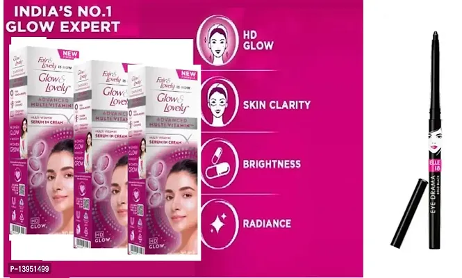 Fair Lovely cream 25gm each pack of 3,kajal-thumb0