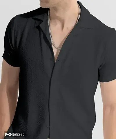 Stylish Cotton Regular Fit Shirt For Men-thumb0