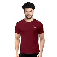 V2 FASHION Men's Round Neck Half Sleeves Regular Dry Fit Gym Sports T-Shirt (Pack of 2)-thumb1