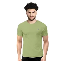 V2 FASHION Men's Round Neck Half Sleeves Regular Dry Fit Gym Sports T-Shirt (Pack of 2)-thumb2