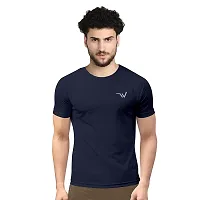 V2 FASHION Men's Round Neck Half Sleeves Regular Dry Fit Gym Sports T-Shirt (Pack of 2)-thumb2