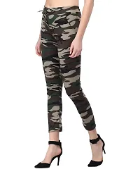 V2 FASHION Women's Skinny Fit Track Pants (Pack of 2) Size 26 to 30 (Coffe-Black Army)-thumb2