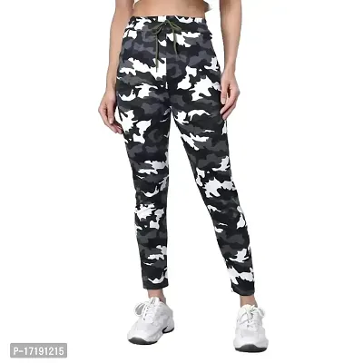 V2 FASHION Women's Skinny Fit Track Pants (Pack of 2) Size 26 to 30 (Army-Black Army)-thumb5