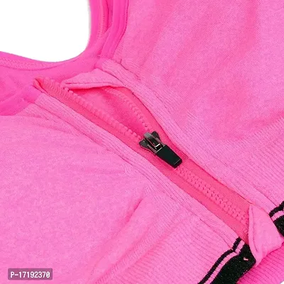 V2 FASHION Front Zip Sport Bra { Free Size 30 to 34 } (Pink, Free)-thumb3
