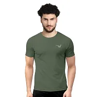 V2 FASHION Men's Round Neck Half Sleeves Regular Dry Fit Gym Sports T-Shirt (Pack of 2)-thumb1