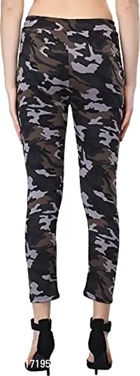 V2 FASHION Women's Skinny Fit Track Pants (Pack of 2) Size 26 to 30, XL, (Camouflage)-thumb3