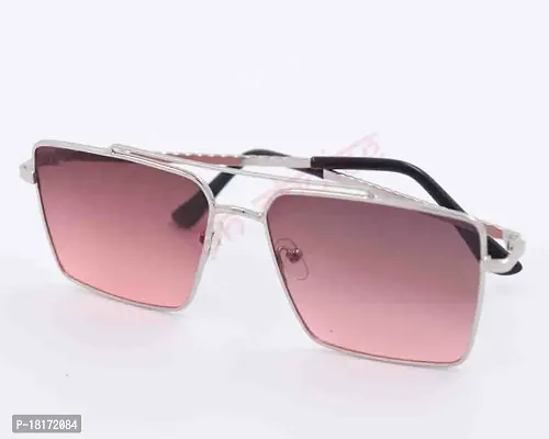 UV Protection Retro Square Sunglasses (Free Size) (For Men  Women)-thumb0