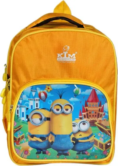 Smart School Bag College Bag Outdoor Bag Laptop Bag Travel Bag 20 L Backpack (Yellow)