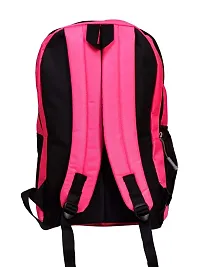 Kim Bag House Polyester Smart School Bag (Black Pink)-thumb2