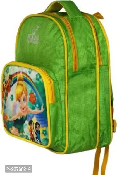 Kim Bag House Kids Bags for School Baby/Boys/Girls (Green, 14 Inch)-thumb2