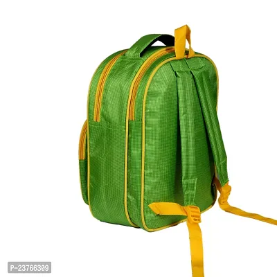 Kim Bag House Unisex School Bag|Kids School Backpack|School Bag for Girls, Boys (Green)-thumb3