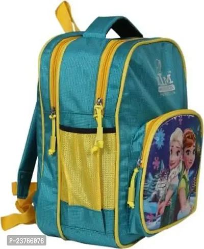 Kim Bag House Disney Princess 14 Inch Polyester Kid's School Bag | Casual Backpack for Girls-thumb2