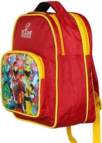 Kim Bag House Polyester 14 Inch Red Backpack for Kids-thumb1