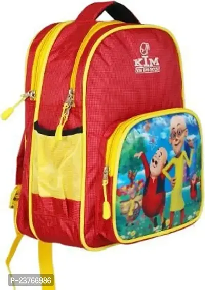 Kim Bag House 14 Inch Red Casual Backpack School for Kids-thumb2