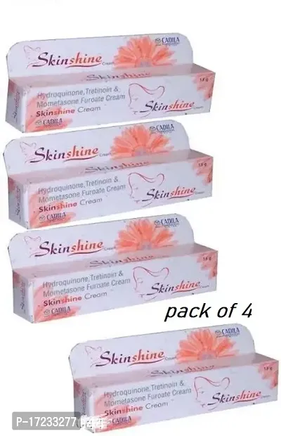 Skin Shine Perfect Beauty And Whitening Cream 15 Gm Each Pack Of 4