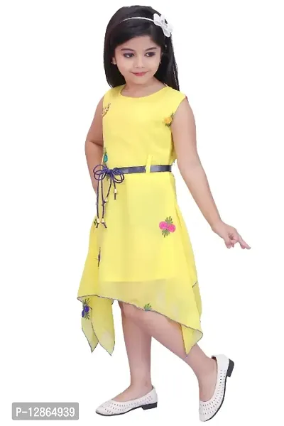 Classic Printed Dresses for Kids Girls-thumb2