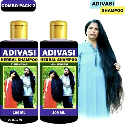 Adivasi Best Ayurvedic Herbal Shampoo- 100 Ml Each, Pack Of 2