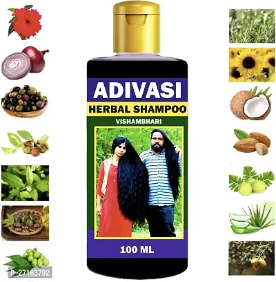 Adivasi Ayurvedic Herbal Growth Hair Shampoo- 100 ml-thumb0