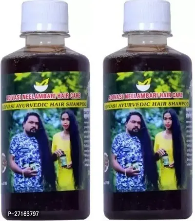 Adivasi Ayurvedic Herbal Growth Hair Shampoo- 250 ml each, Pack of 2-thumb0