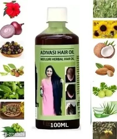 Adivasi Ayurvedic Herbal Hair Oil- 100 ml-thumb0