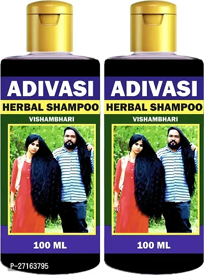 Adivasi Best Ayurvedic Herbal Shampoo- 100 Ml Each, Pack Of 2-thumb0