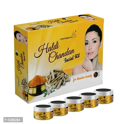 Professional Feel Haldi Chandan Facial Kit (250g), For Women  Men All Type Skin Fairness-thumb0