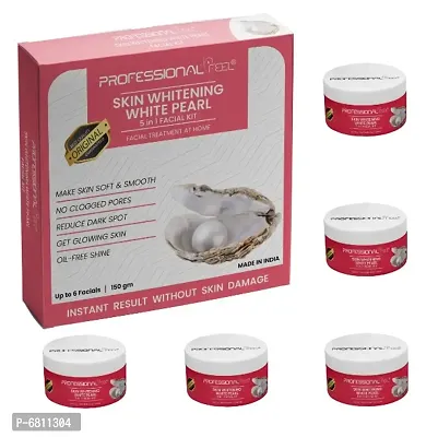 Professional Feel SKIN WHITENING Facialkit 5 in 1, Instant Result Without Skin Damage, All Skin Type, Mens And Women, (150g)