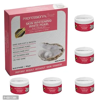 Professional Feel SKIN WHITENING Facialkit 5 in 1, Instant Result Without Skin Damage, All Skin Type, Mens And Women, (150g)-thumb0