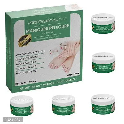 Professional Feel MANICURE PEDICURE Facialkit 5 in 1, Instant Result Without Skin Damage, All Skin Type, Mens And Women, (150g)-thumb0