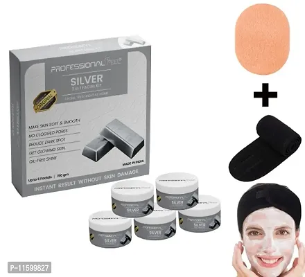 Natural Face Facial Kit for Men and Women with Sponge and Band