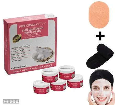 Natural Face Facial Kit for Men and Women with Sponge and Band