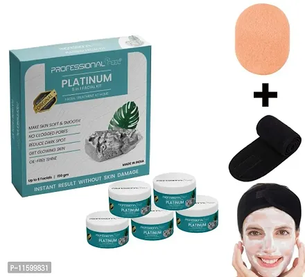 Natural Face Facial Kit for Men and Women with Sponge and Band