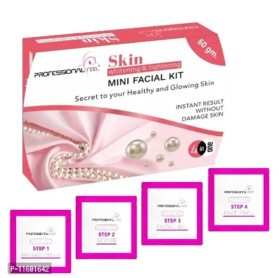 Professional Feel Skin Whitening Beauty Parlour Facial Kit For Women  Men All Type Skin Solution (60g)