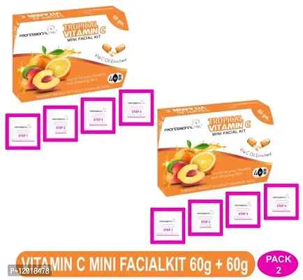 Natural Vitamin C Facial Kit (60g+60g)(Pack Of 2)