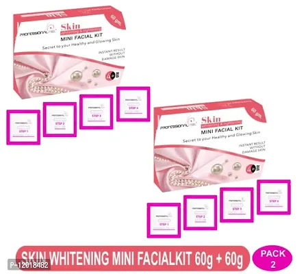 Natural Skin Whitening Facial Kit (60g+60g)(Pack Of 2)