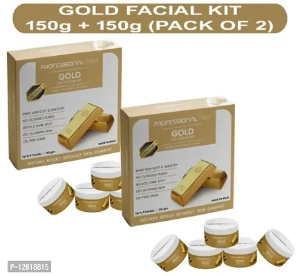 Professional Feel Gold Facial Kit (150g+150g)(Pack Of 2)