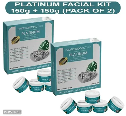 Professional Feel Platinum Facial Kit (150g+150g)(Pack Of 2)