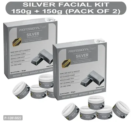Professional Feel Silver Facial Kit (150g+150g)(Pack Of 2)
